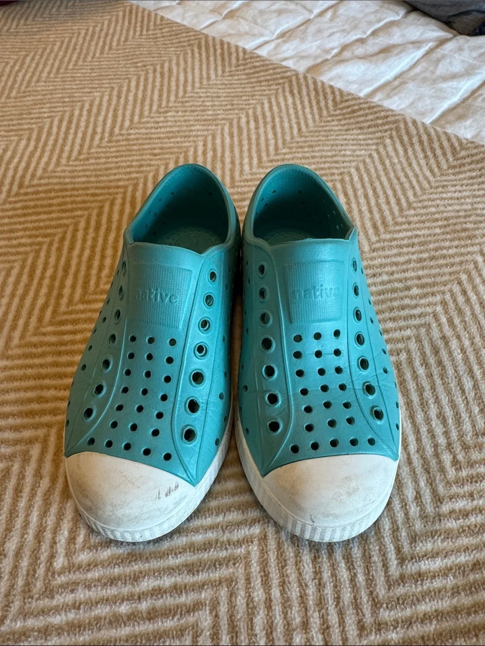 Native Kids' Casual Slip-On Water Shoes - Teal